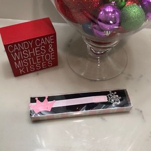 Mud pie jeweled pacifier clip